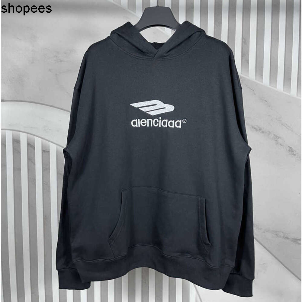 24SS Designer Luxury Cotton Paris Classic Hoodie Letter Printing Mens And Womens Cou balanciagas baleniagas balenciagaly balenciagahoodie balenciagashirt 08T9