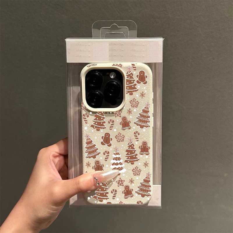 Cartoon Christmas Tree Snowflakes Phone Case For iPhone 16 15 14 13 12 11 Pro Max XS X XR 16 Plus 16E 16 Shockproof Soft Cover H251203