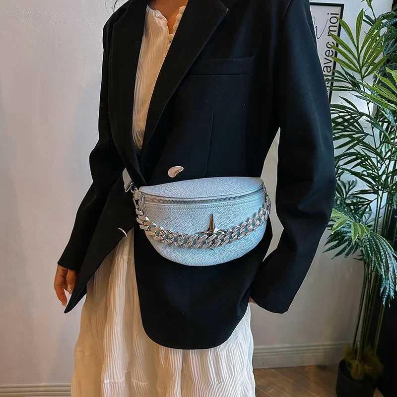 Luxury Chest Pack Fashion Brand Woman Belt Bag Phone Pack Designer Simple Waist Bag Chain Leather Ladies Shoulder Crossbody BagsT251204