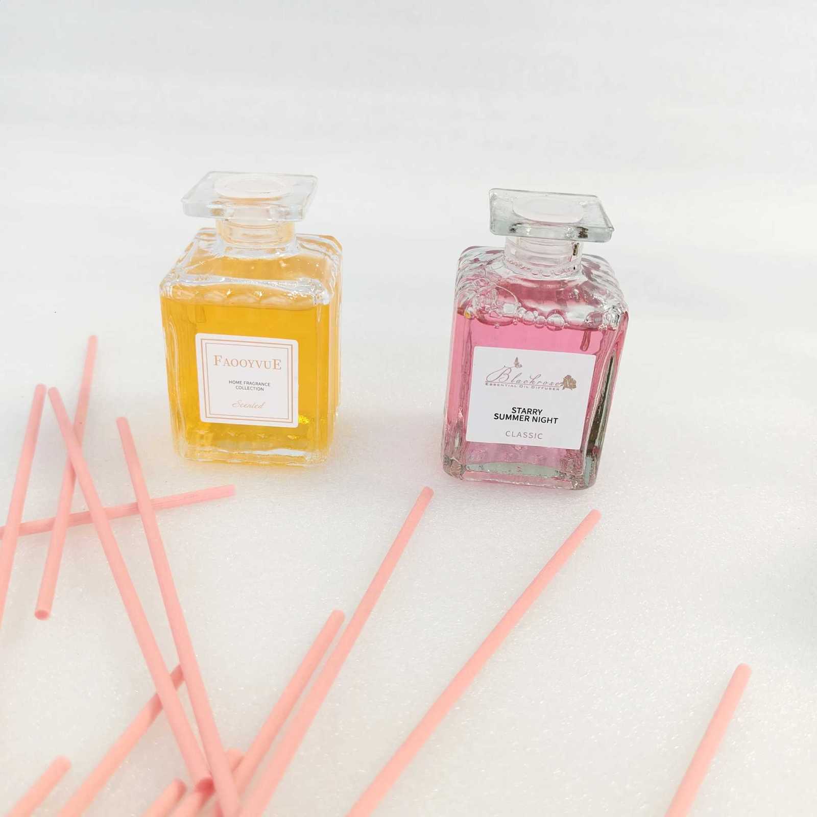 50ml Fireless Aromatherapy Reed Diffuser Set - Home/Hotel Toilet Deodorant Air Freshener Room Ornament Y251204