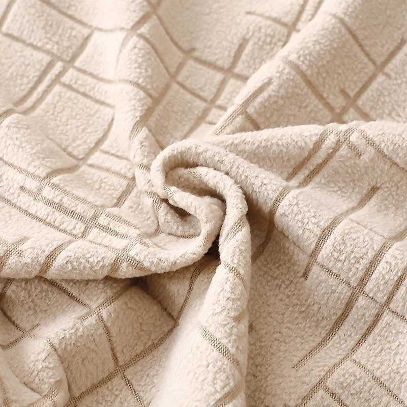 1PC Jacquard Tub Chair Cover Elastic Club Armchair Slipcovers Solid Color Single Sofa Covers for Living Room Bar Cafe Home M251204 - view 7