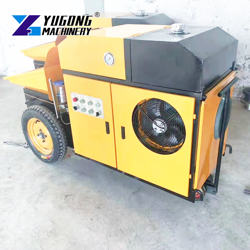 Concrete Pump Mixer Concrete Mixer With Pump Mini Portable Trailer Concrete Pump