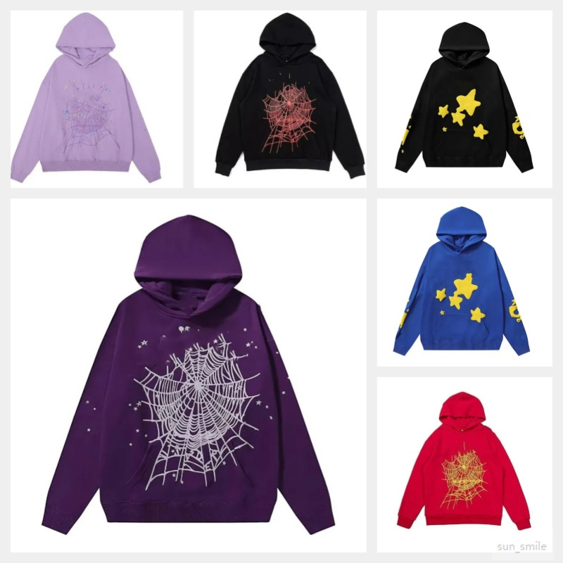 luxury kids spider hoodie Luxury Fashion Young Thug Spider Pant Boys Girls Spider Tracksuit Net Sweatshirt Trend Designer Sweatshirts Pullover Soider Hoodies