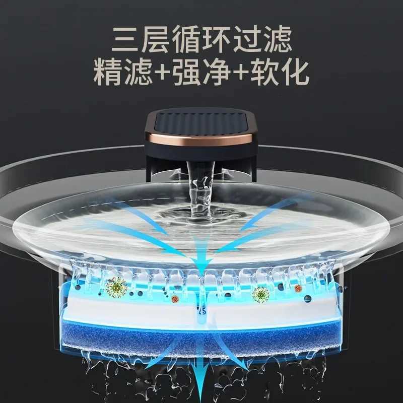 3000ml Cat Water Fountain Ultra-Quiet Pet Cat Water DispenserBurnout Prevention Pump Automatic Cat Drinker Pet Supplies M251204