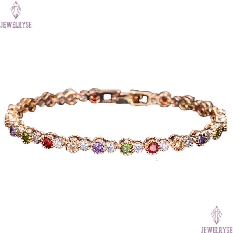 womens love tennis bracelet designer colorful red green white AAA cubic zirconia champagne luxury fashion copper bracelets jewelry valentines day gift