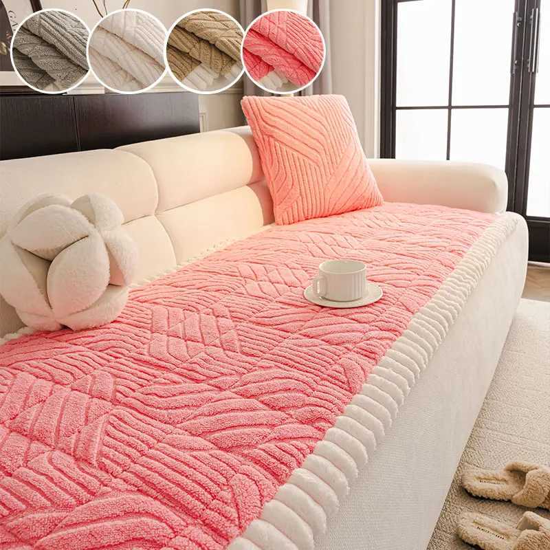 1PC-Thick winter sofa cushion for home use living room non slip cushion solid color sofa cushion M251204 - view 6