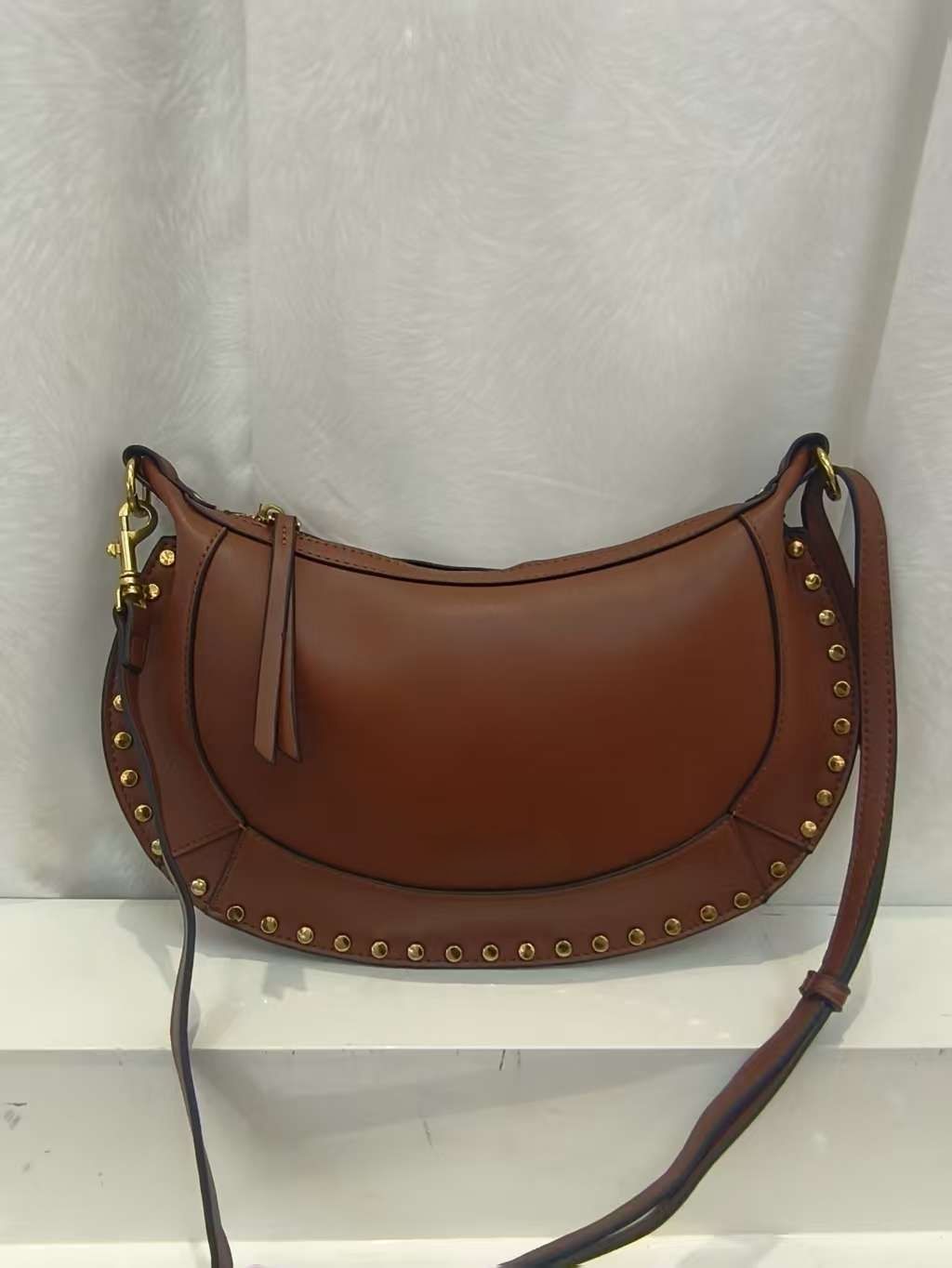 2025 sac Isabel Marantbag sac isabellebag Designer Bag French Luxury Bag Retro Rivet Classic Half Moon Bag Kids Handbag Single Shoulder Crossbody Personality bag