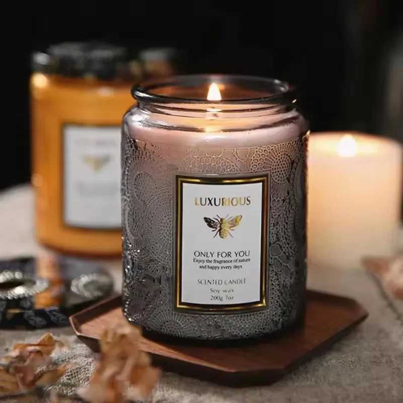 one Fragrant Candle Cans Room Decoration Soy Wax Smokeless Aroma Low Temperature Romantic Oil Fragrance Velas Birthday Candles Y251204