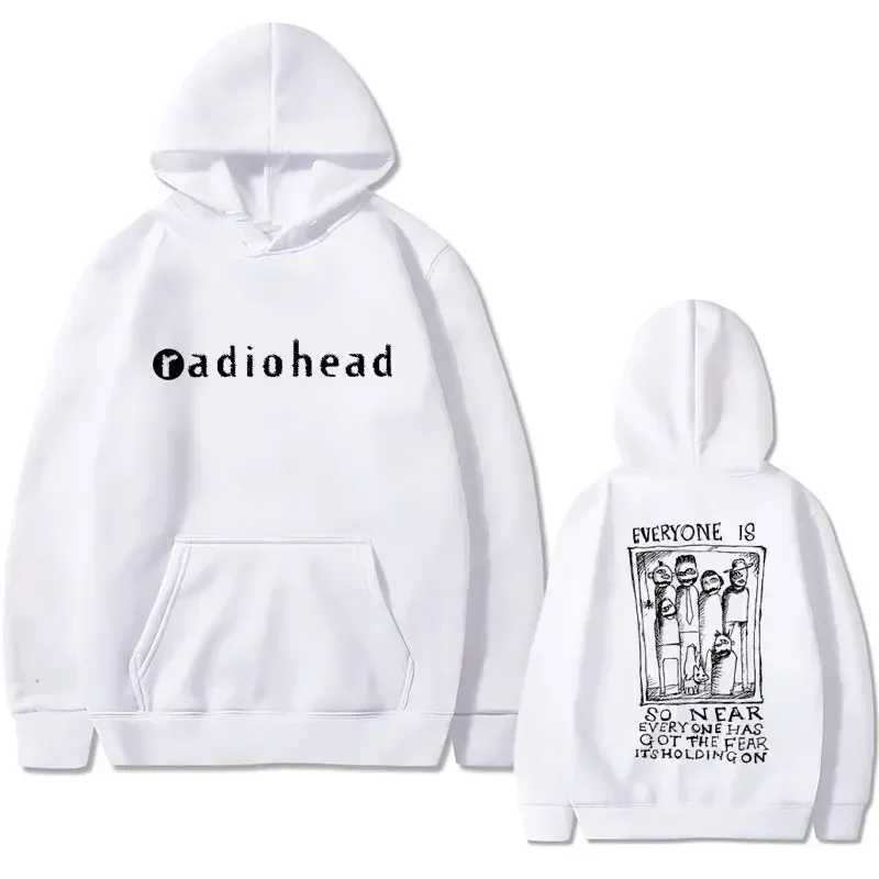 British Rock Band Radiohead Graphic Print Hoodie Men Womens Clothes Male Fashion Vintage Hoody Sweatshirt Gothic Y2k Streetwear J251203