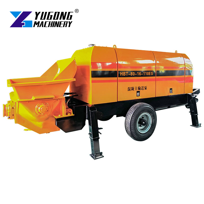 Efficient Concrete Delivery System | Heavy-Duty Mobile Pump with Mixer, Priced for Quick RO