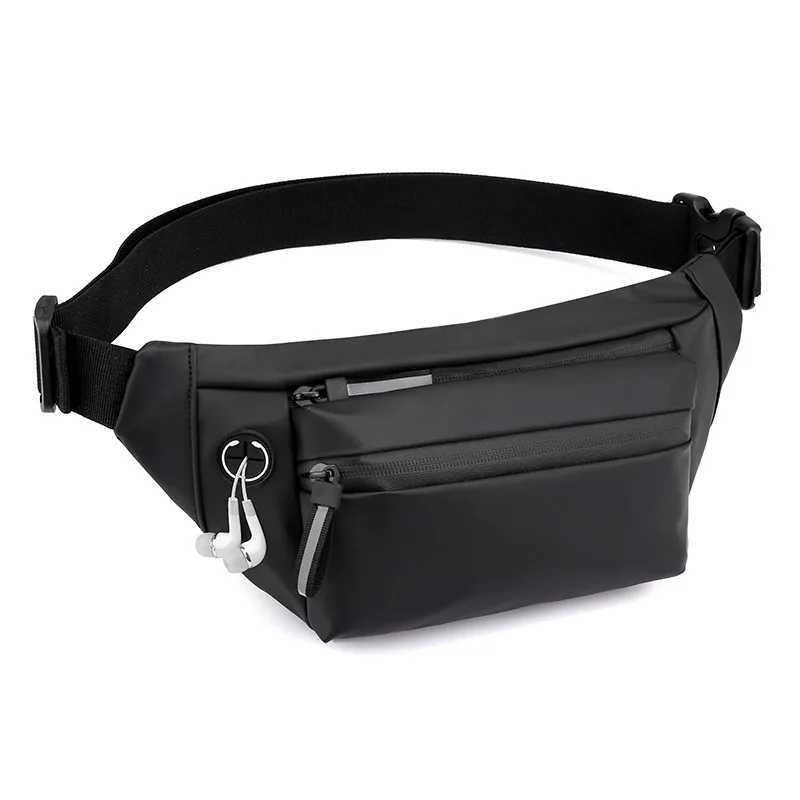 Men Waterproof Belt Bag Fashion Chest Bag Pack Male Waist Bag Outdoor Sports Fanny Pack Mens Travel Cross Shoulder Bag Bags SacT251204