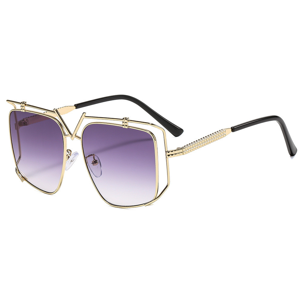 Designer Sunglasses For Men Women Sunglasses Polarized Sunglass Alloy Irregular Oversized Frame Sunglasses Luxury Goggle Pilot Alloy Frame UV400 Eyewe