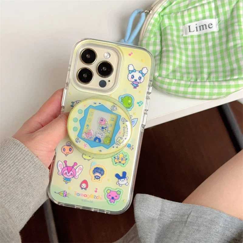 Kawaii funny cartoon For magnetic Stand Phone Case For iPhone 16 Pro 15 14 13 12 Pro Max Cute Funda protective cover H251203