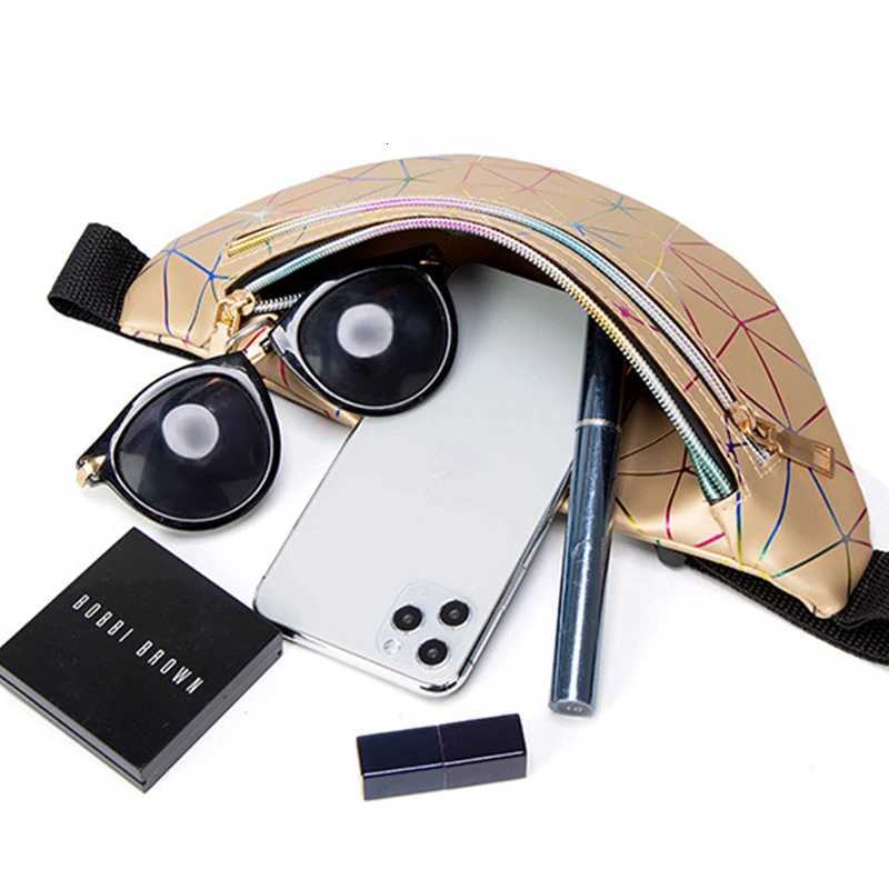 Womens Waist Bag Fanny Pack Solid Color PU Leather Bag Belt Purse Female Zipper Small Purse Phone Key Pouch Chest BagT251204