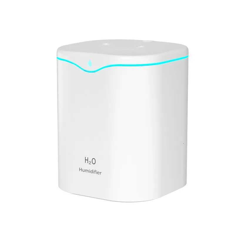 2L Large Capacity USB Humidifier Single Spray/Double Spray He/Off Humidifier Spray Night Light Mute C251204