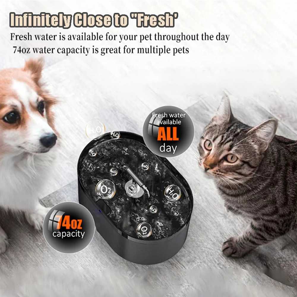 22L T-shaped Cat Water FountainPet Water Dispenser With FilterDog Drinking Fountain For CatsUltra Quiet Water Pump M251204 - view 4