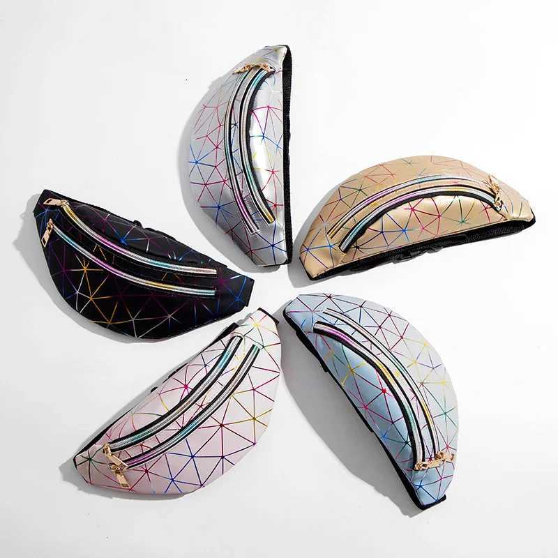 Womens Waist Bag Fanny Pack Solid Color PU Leather Bag Belt Purse Female Zipper Small Purse Phone Key Pouch Chest BagT251204