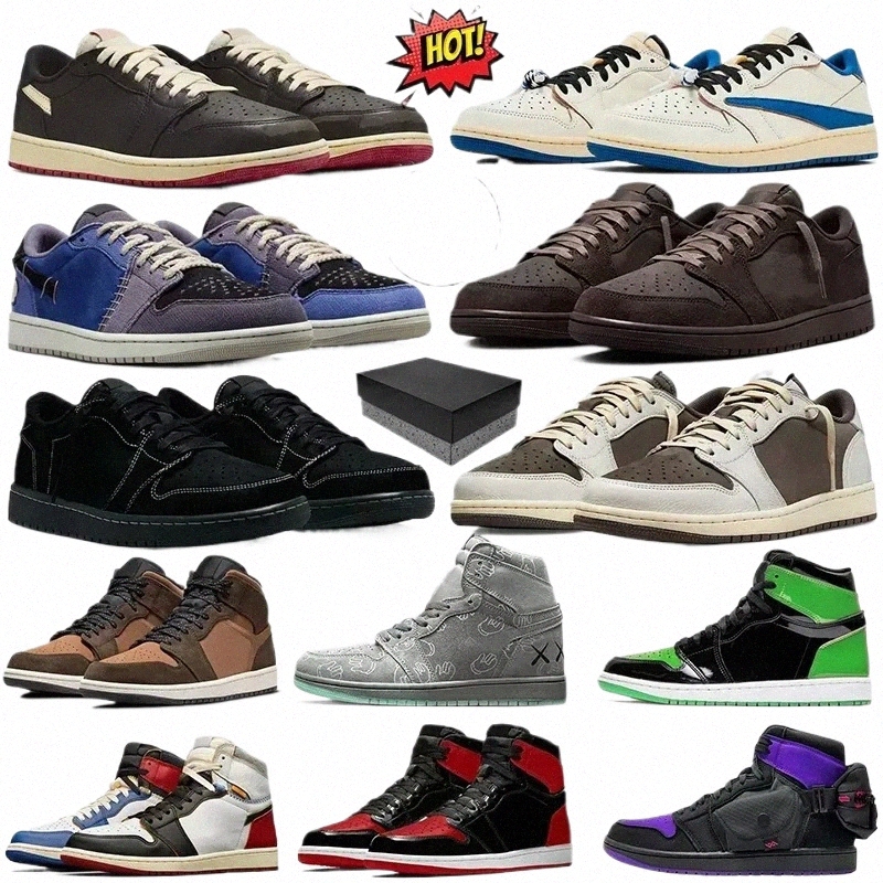 with Box 1 High OG University Blue Basketball Shoes 1s Sneakers Patent Bred low Voodoo Alternate Doernbecher Bred Toe 43Ev#