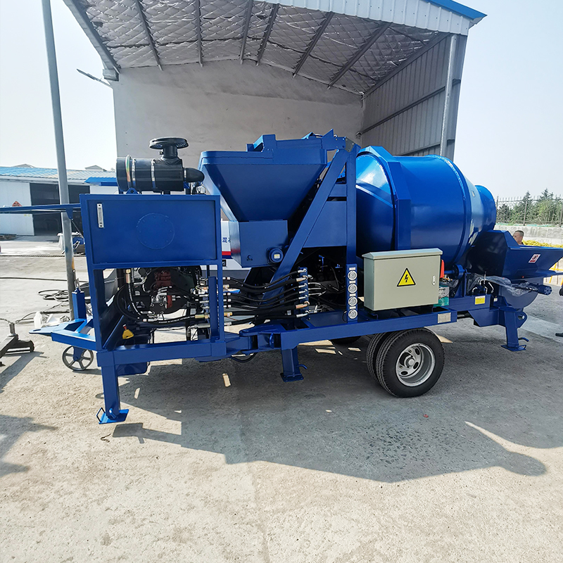 Advanced 2025 Factory Supply: Mobile Concrete Pump Integrated Mixer | Small Footprint, High Performance