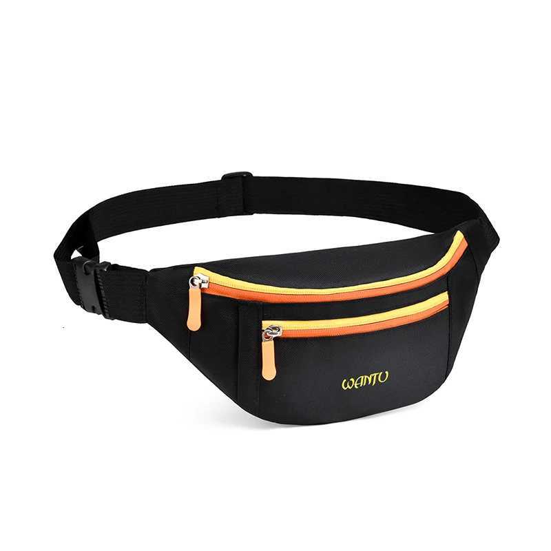 New Fashionable Color Blocking Versatile Womens Waist Bag Large Capacity Lightweight Casual Crossbody Bag Chest BagT251204