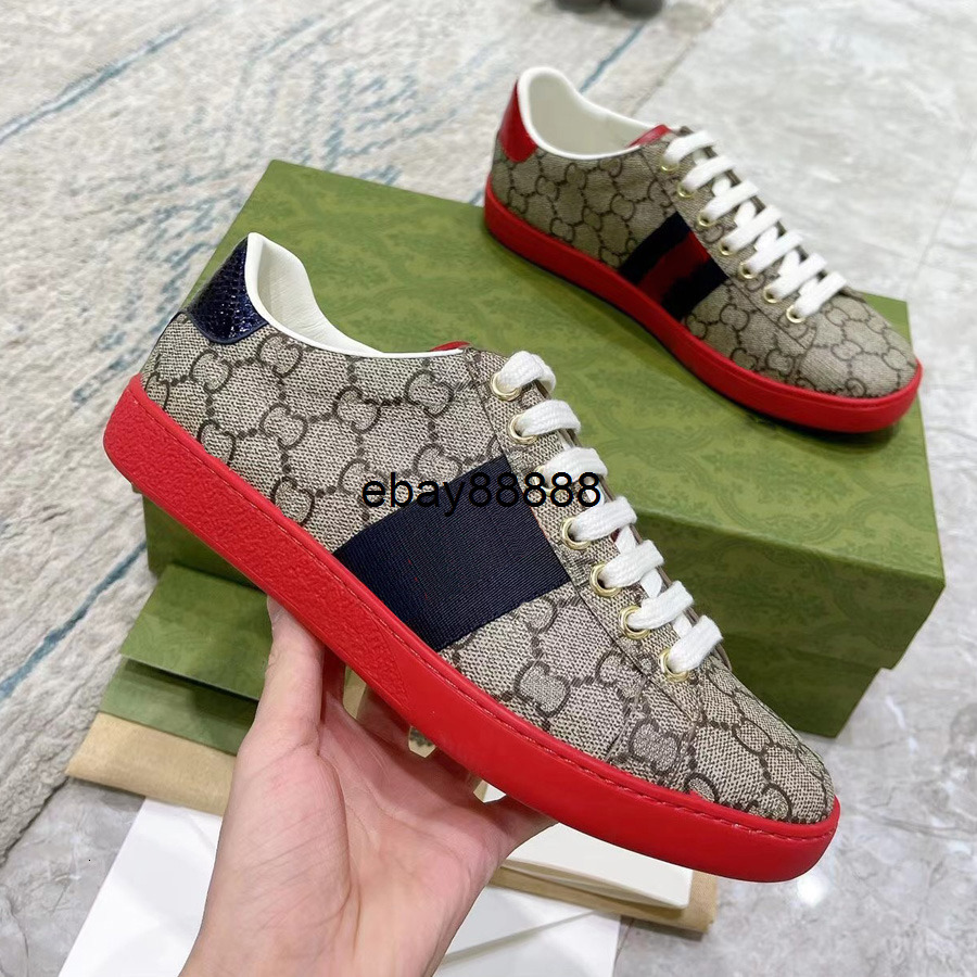 gg New 24ss Designer Men Women Casual Shoes Bee Snake Tiger Sneakers Genuine Leather fashion brand Embroidery Classic Trainers Pyth gucciis guccishoe guccily S YJDK