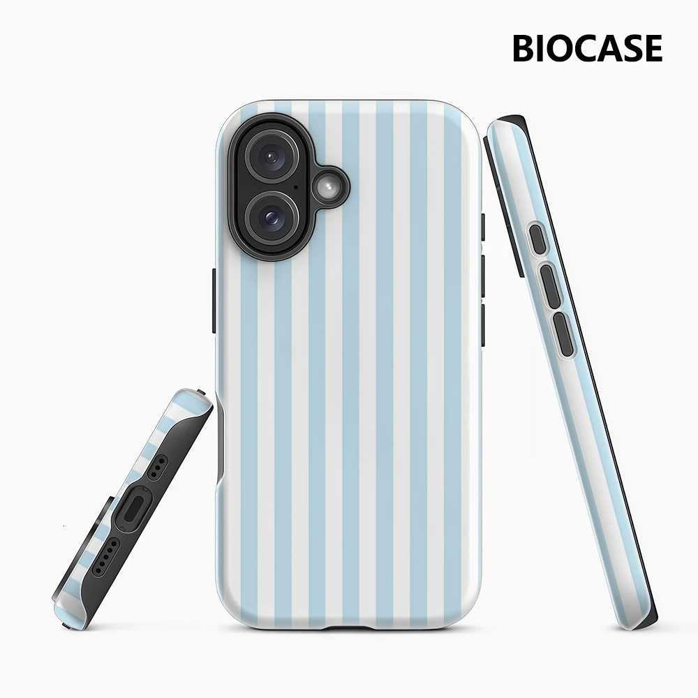 Light e White Vertical Stripes IPhone17 Must-Haves Phone Case for IPhone 17 16 15 14 13 Pro Max Plus Double-layer Back Cover H251203