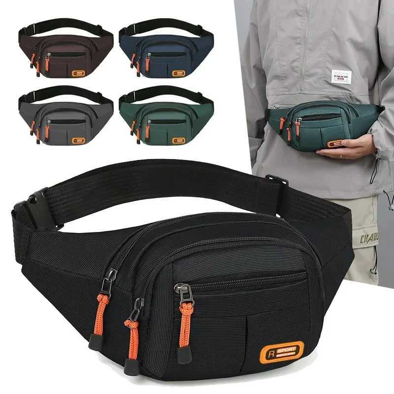 Multifunctional Oxford Waterproof Waist Bag - Large Capacity Fanny Pack for Men Women Durable Unisex Rioneras Para HombreT251204