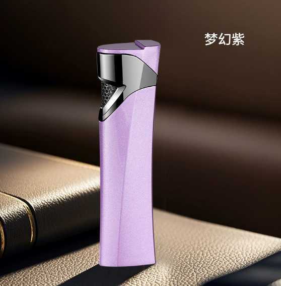 2025 New Thin Inflatable Creative Windproof Light and Portable High-Grade Metal Lighter Gifts for Men C251204