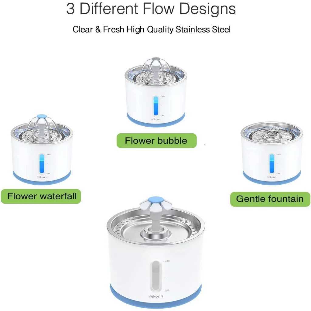 25L Automatic Pet Water Fountain For Cat Dogs With Stainless Steel And LED Light Water Level Window Cat Dog Pet Water Dispenser M251204 - view 4