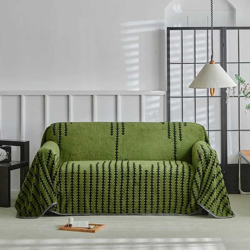Chenier sofa cover 2025 new solid color four-season universal sofa towel full cover sofa cushion blanket non-slip M251204 - view 3