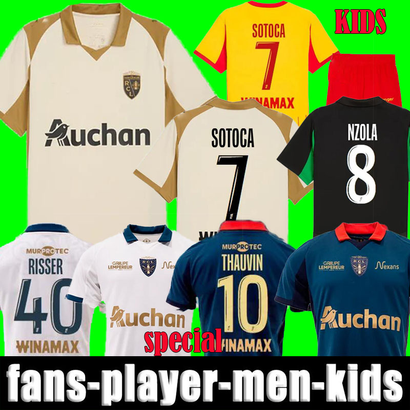 25 26 maillot RC Lens Soccer Jerseys Saint-Barbe special NZOLA Men Kids home away SOTOCA KAKUTA FULGINI DIOUF 2025 2026 SPIERINGS GANAGO WAHI Football Shirt Uniforms
