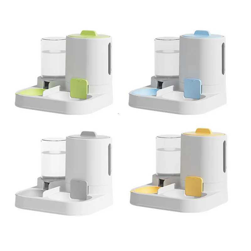 1-Pack Automatic Gravity-Fed Cat Water Dispenser Feeder - Spill-Proof Large Capacity One-Piece Design M251204
