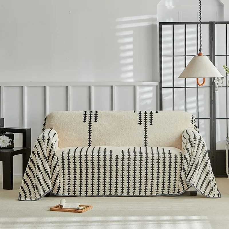 Chenier sofa cover 2025 new solid color four-season universal sofa towel full cover sofa cushion blanket non-slip M251204 - view 5