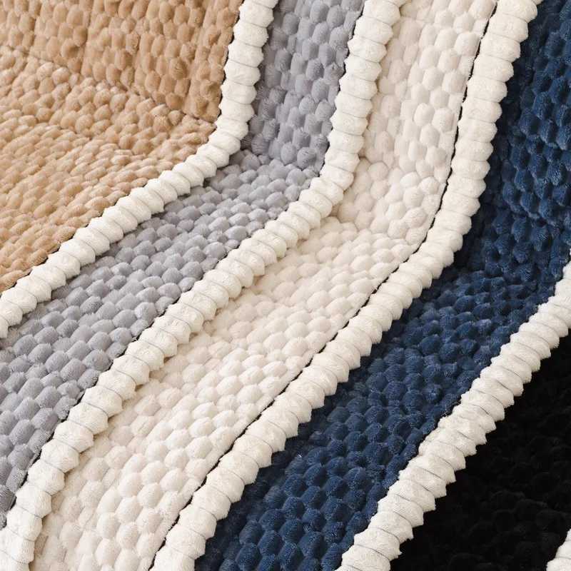 Honeycomb Fleece Living Room Sofa Cushion Autumn/Winter Straight-Cut One-Piece Anti-Slip Seat Pad Thickened Plush Sofa Cover M251204 - view 5