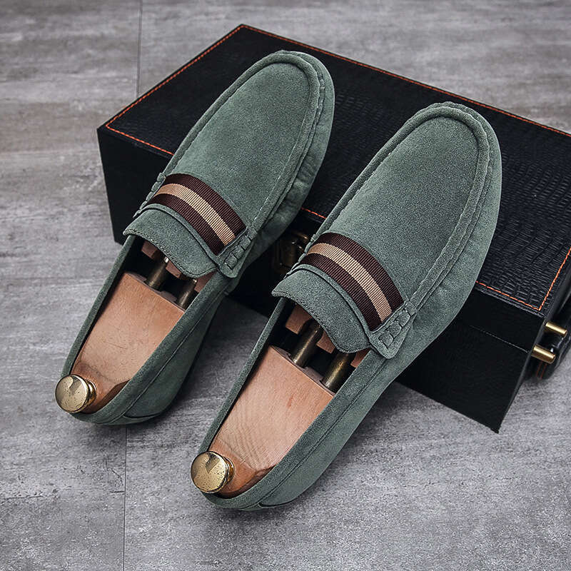 2025 Spring New Men's Loafers Casual Business Trend Soft Sole Driving Shoes Dropshipping