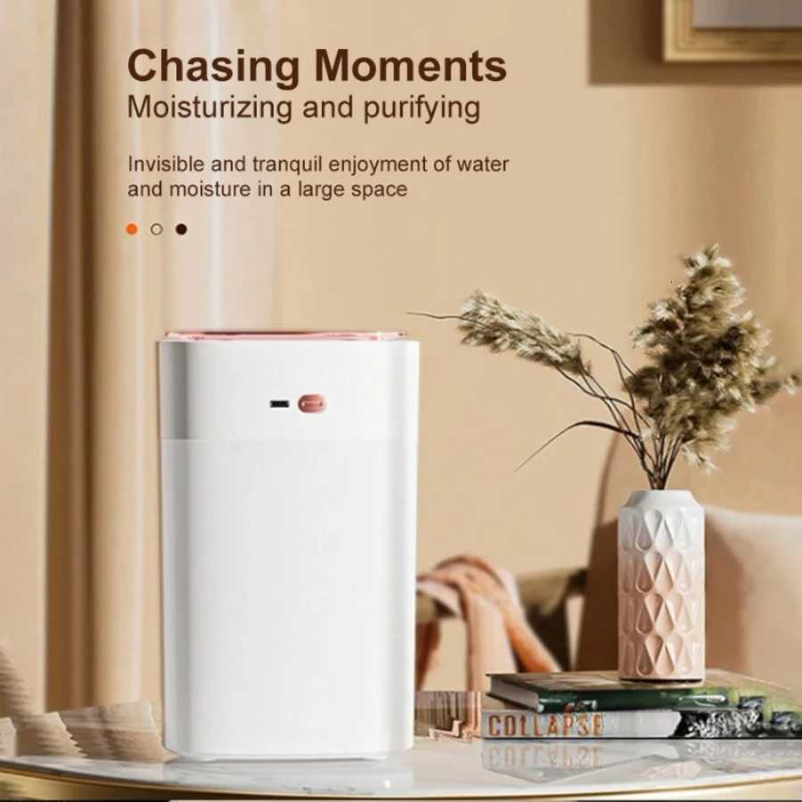 12L Heavy-Duty Mist Humidifier - 50ml/h tra Quiet Air Moisturizer for Bedro Off 2-8H Timer C251204