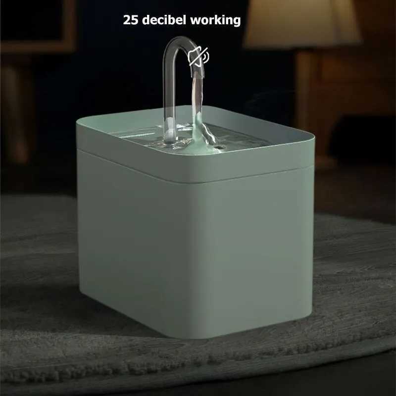Pet Water Dispenser Auto Filter Electric Mute Cat Drinker 15L Recirculate Filtring Drinker for Cat Water Fountain M251204