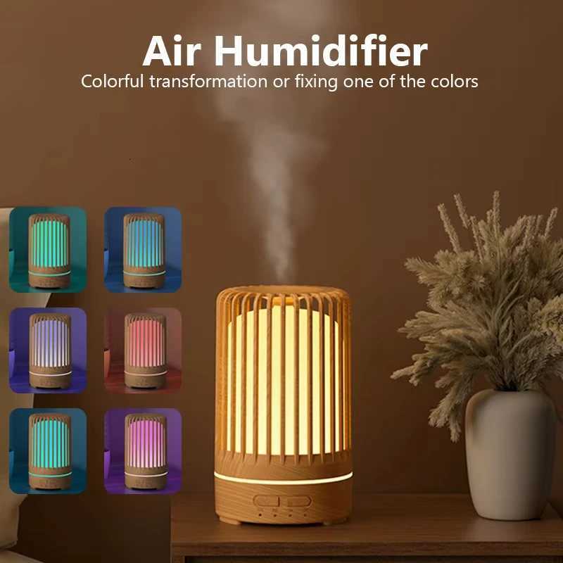 150ml Bird Cage trasonic USB Humidifier Air Humidifier Aratherapy hineEssential Oil Diffuser With Colorf Night Lights C251204