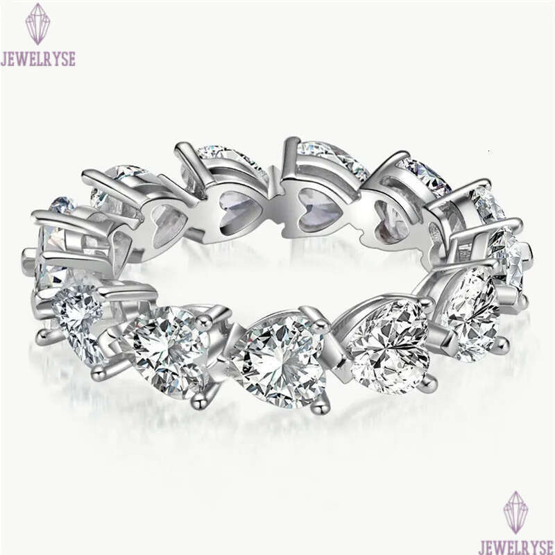 romantic heart s925 sterling silver ring designer for woman party 5A cubic zirconia diamond luxury engagement wedding rings womens jewelry valentines 