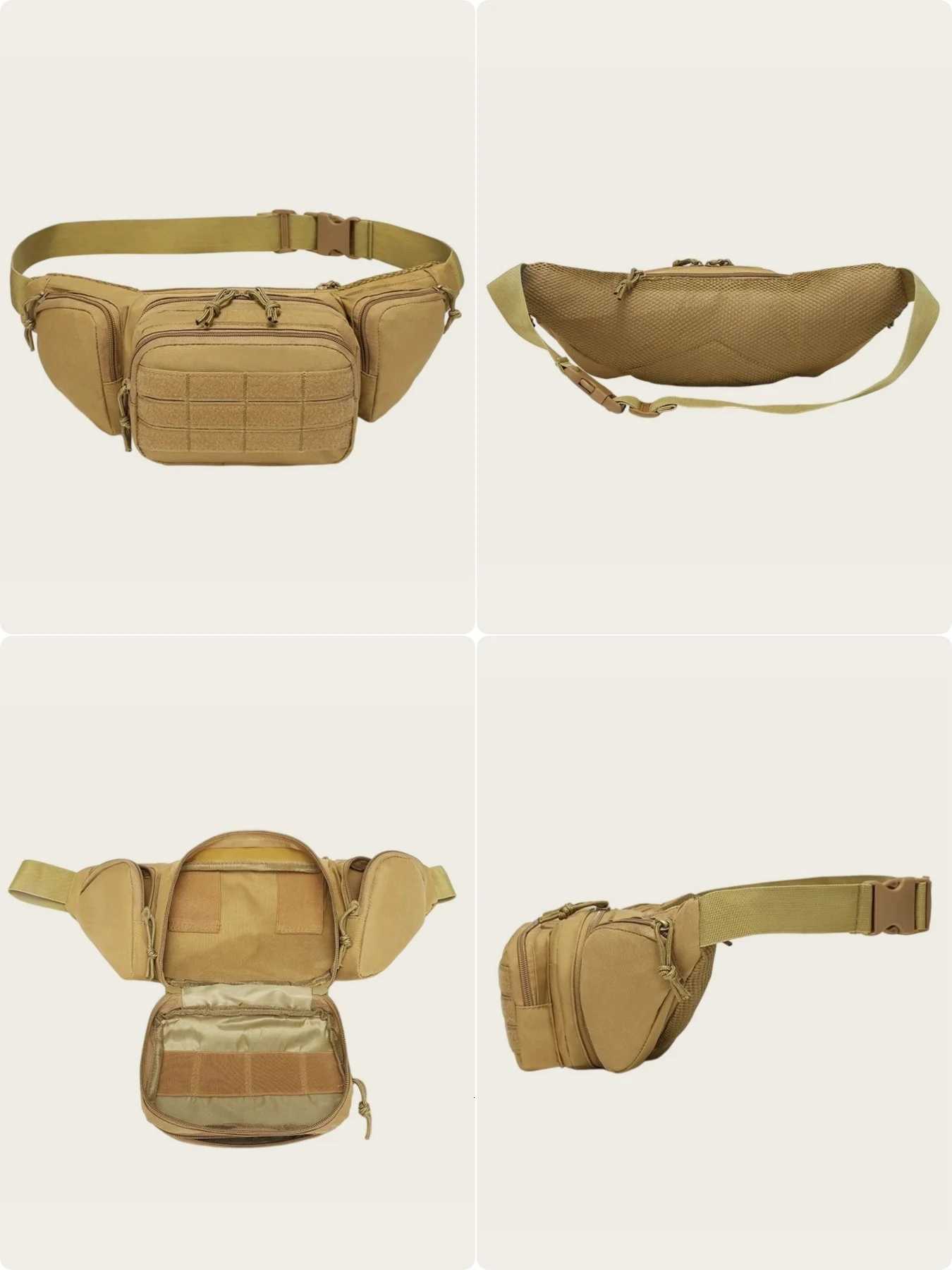 Multi functional outdoor hiking leisure waist bag sports bag cycling bag single shoulder tactical waist bagT251204