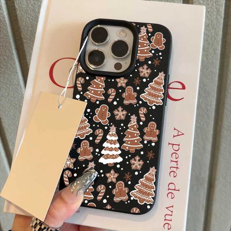 Cartoon Christmas Tree Snowflakes Phone Case For iPhone 16 15 14 13 12 11 Pro Max XS X XR 16 Plus 16E 16 Shockproof Soft Cover H251203
