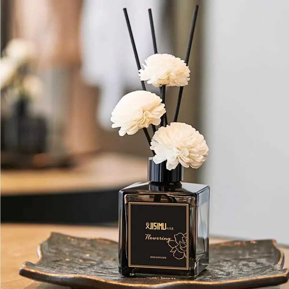Reed Diffuser Set For Bathroom Air FreshenersJasmine Scented Oil Diffuser With SticksAromatherapy Oil Reed Diffuser Home Decor Y251204