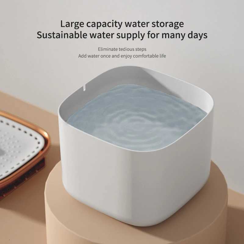 3L Automatic Cat Water Fountain with LED Light Ultra Silent USB Cats Electric Mute Water Feeder Pet Drinking Water Fountain M251204