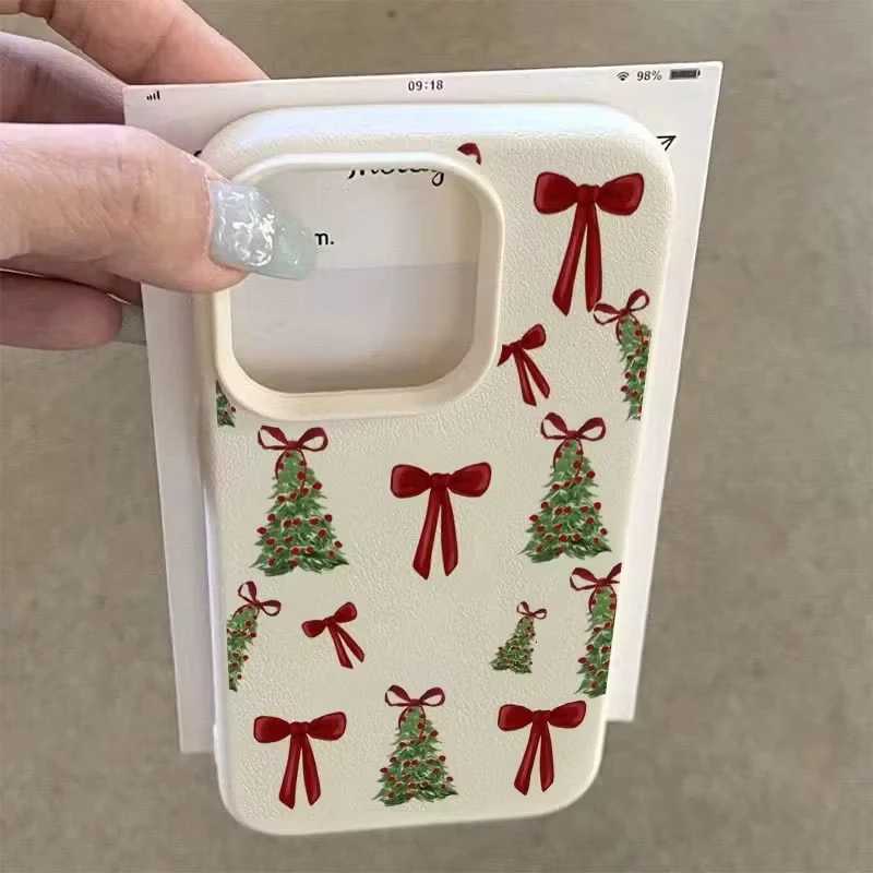 Christmas Tree Red Bow Phone Case Phone Case For iPhone 17 16 15 14 Pro Max 13 12 11 XS X XR 7 8 Plus 16e 17 Air Soft TPU Cover H251203