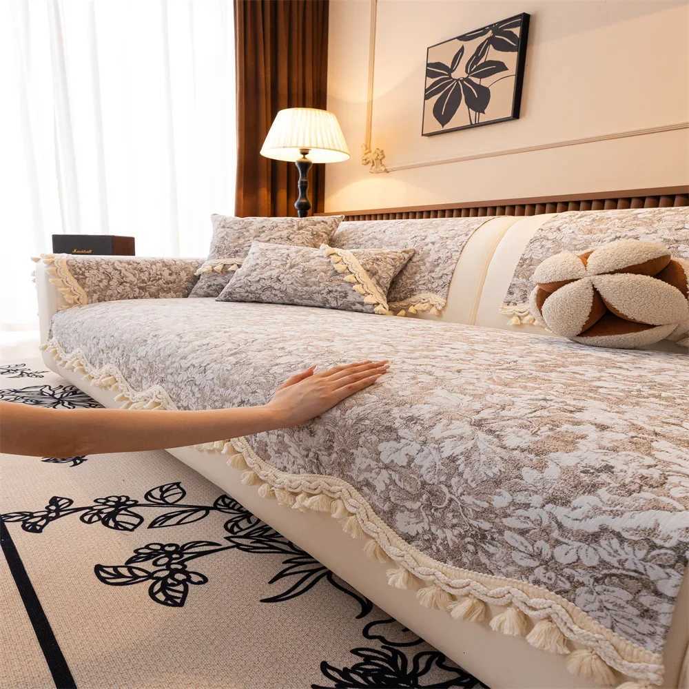 Retro Style High Weight Special-shaped Sofa Cushion 2025 New Autumn and Winter Non-slip One-piece Cushion M251204 - view 7
