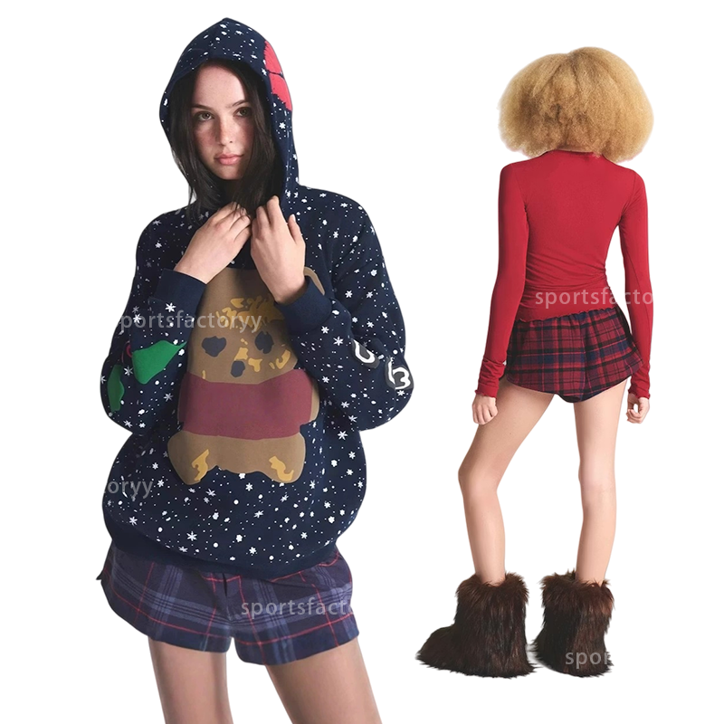 Skims Women Clothes Christmas outfits Tracksuit 2 Piece Outfits Yoga Home Wear Casual Fashion Print Loose Crewneck Sweatshirt Sets skimss set women