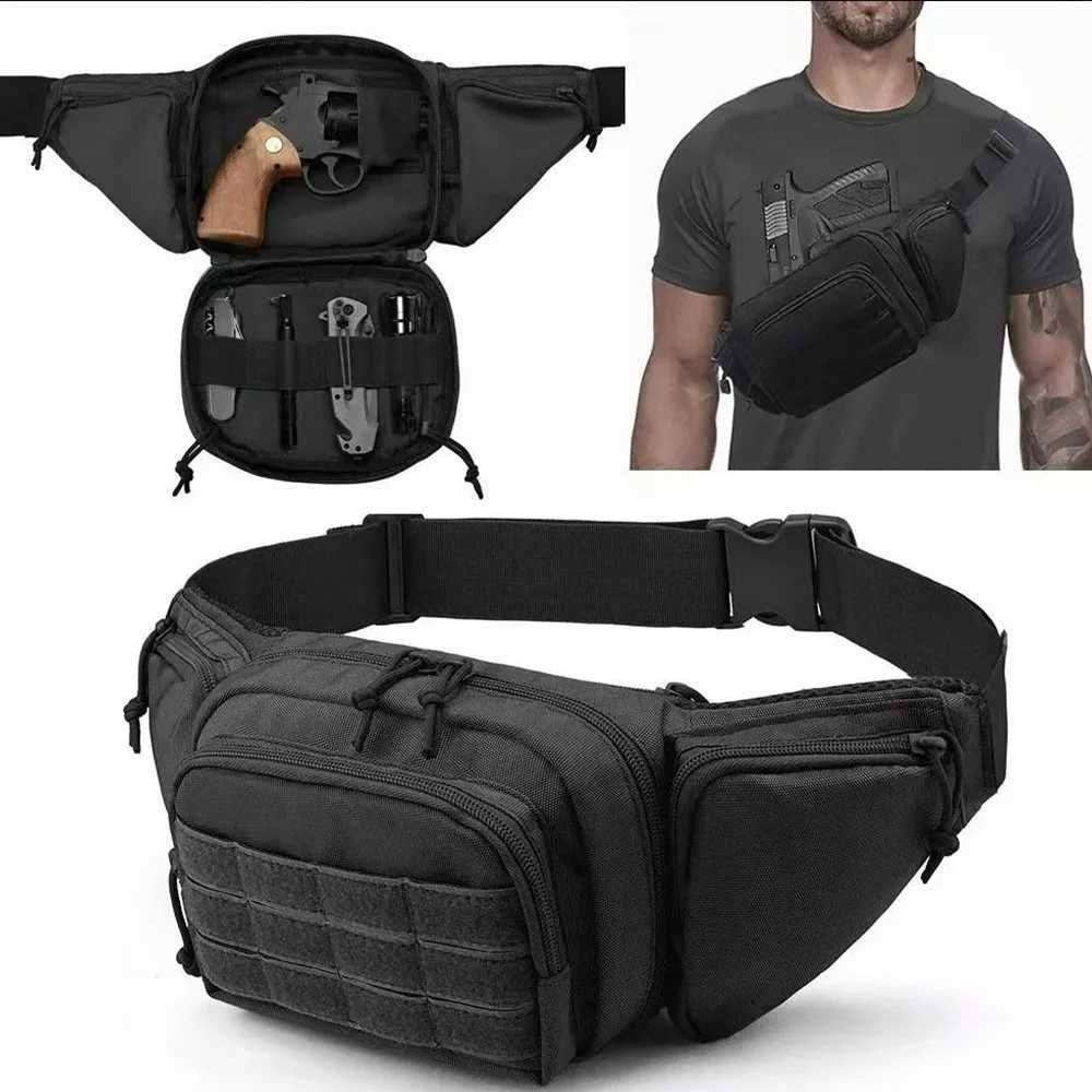 Outdoor multi-functional waist bagLarge capacitysmallsized outdoor lightweight running sports enthusiast tactical waist bag A-DHT251204