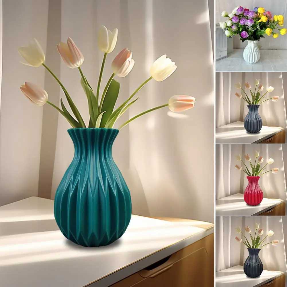 Unique Design Vase Elegant Flower Vase for He Decoration Wedding Arrangements Fine Workmanship Pot for Living Ro Ornament H251204