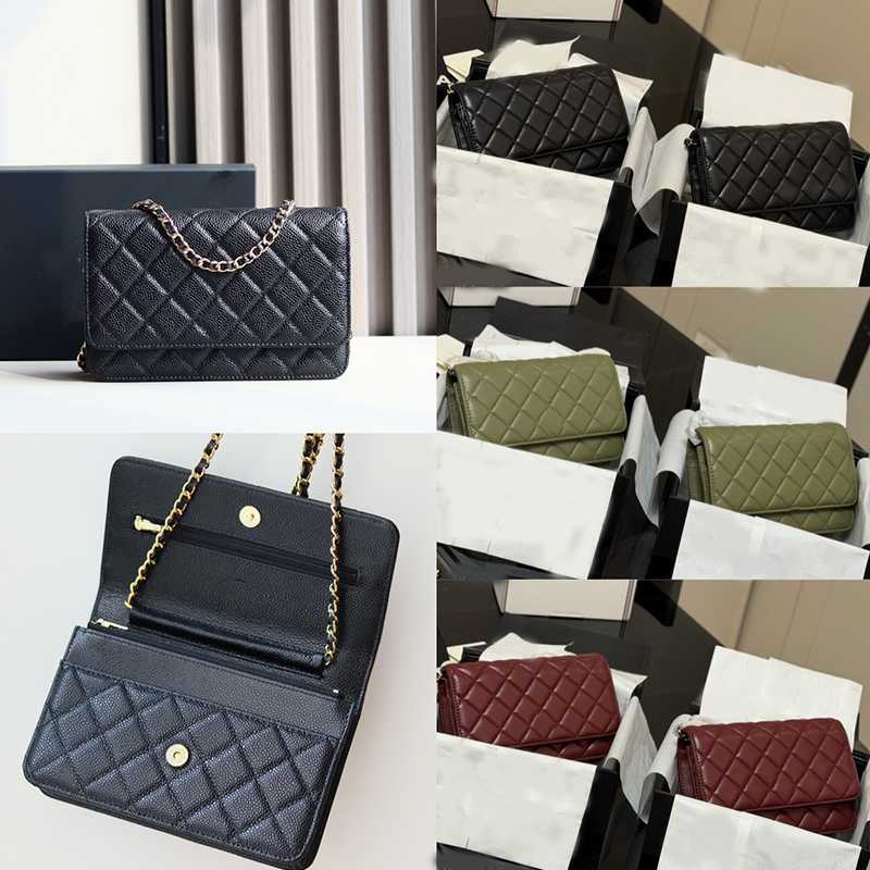 luxury bag c bag designer bag WOC bag shoulder bag crossbody bag handbag tote bag luxury ladies chain bag wallet purse black women real leather bags 12A top quality bags