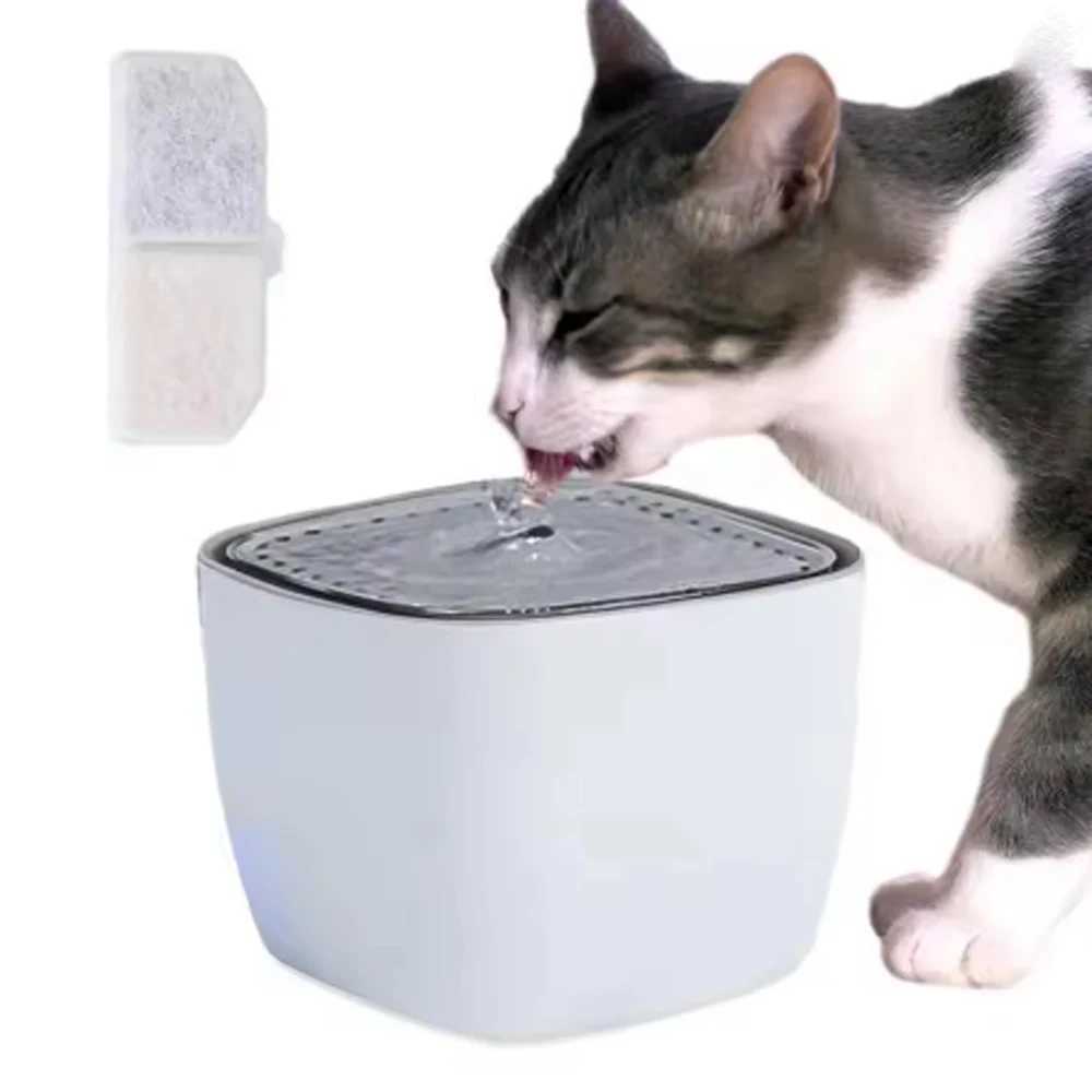 Cat Fountain Anti-Dry Pet Water Fountain 25L Dogs WaterSP End Automatic Water Fountain With Intelligent LED Light Ultra Quiet M251204